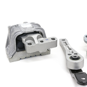 VW Engine Mount Kit - Corteco KIT-1K0199262MKT12