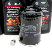 VW Oil Change Kit 5W-40 - Genuine Audi VW 522003
