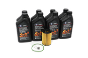 VW Oil Change Kit (0W30) - Genuine VW KIT-GE550301QDSPKT