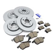 Audi VW Brake Kit - Zimmermann KIT-536228KT87KT101