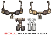 Porsche Bolt-On X-Pipe - Soul Performance Products POR.BC.XT.BC