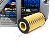 BMW 0W20 Oil Change Kit - Liqui Moly 11428575211KT4