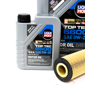 BMW 0W20 Oil Change Kit - Liqui Moly 11428575211KT4