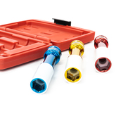 Thin Wall Lug Nut Socket Set (17mm 19mm 21mm) - CTA Manufacturing 7069