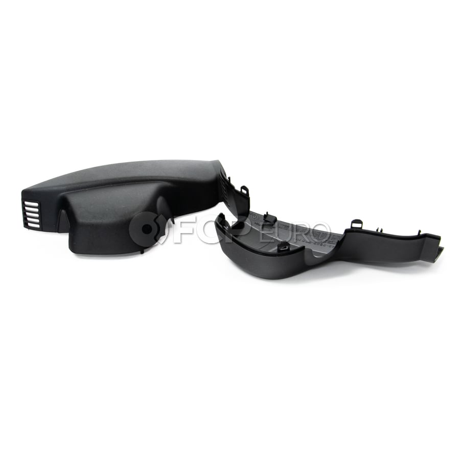 BMW Set Of Covers Mirror Baseplate (Black) - Genuine BMW 
