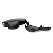 BMW Set Of Covers Mirror Baseplate (Black) - Genuine BMW 51169177206