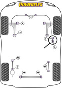 Volvo Panhard Rod Bushing - Powerflex PFR88-214