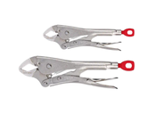 2 Piece 7" & 10" Curved Jaw Plier Set - Milwaukee 48-22-3702