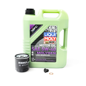 Audi Engine Oil Change Kit - Liqui Moly 04E115561HKT2
