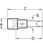 3/8" Drive Pozidriv® Bit Socket #2 - Gearwrench 80470