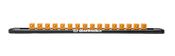 1/4" Drive Magnetic Socket Rail Includes 14 Clips - Gearwrench 83126
