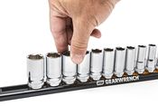 1/4" Drive Magnetic Socket Rail Includes 14 Clips - Gearwrench 83126