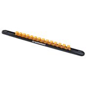 1/2" Drive Magnetic Socket Rail Includes 14 Clips - Gearwrench 83128