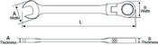 5/8" 12 Point Flex Head Ratcheting Combination Wrench - Gearwrench 9710
