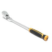 1/2" Drive 90-Tooth Dual Material Flex Head Teardrop Ratchet 17" - Gearwrench 81370T