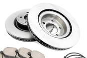 Land Rover Brake Kit - Akebono SDB000614KT4
