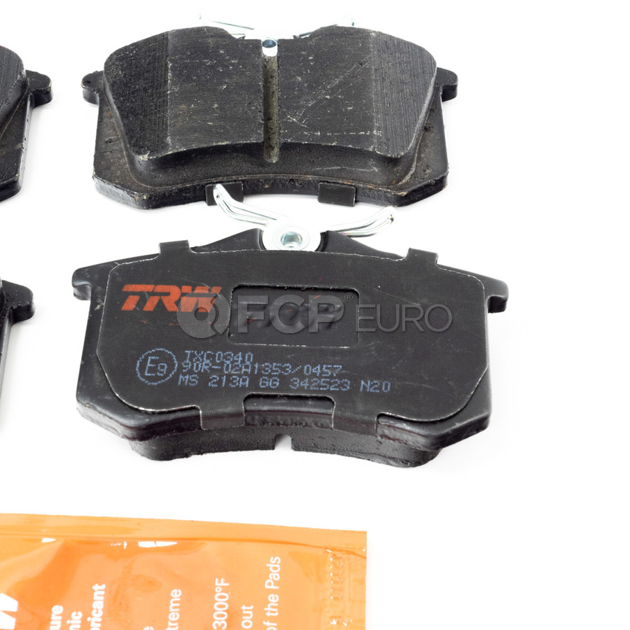 Audi VW Brake Pad Set - TRW Ultra TXC0340 | FCP Euro