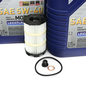 Audi Engine Oil Change Kit - Liqui Moly 079198405BKT3