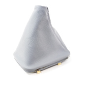 BMW Leather Gear Lever Cover (TitanGrey) - Genuine BMW 25111434537