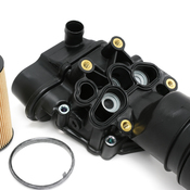 Audi VW Oil Filter Housing Kit - Vaico V103699