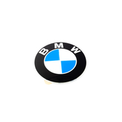 BMW 70mm Adhered Wheel Cap Emblem - Genuine BMW 36136758569