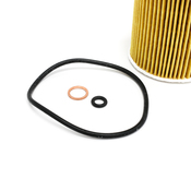 BMW Engine Oil Filter Kit - Mahle OX387DECO