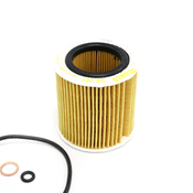 BMW Engine Oil Filter Kit - Mahle OX387DECO