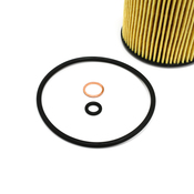 BMW Engine Oil Filter Kit - Hengst E61HD215