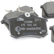 Audi VW Disc Brake Pad Set - ATE 8E0698451L