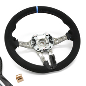 BMW M Performance Steering Wheel (Blue Center Line) - Genuine BMW 32302344147