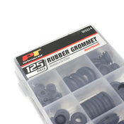 125-Piece Rubber Grommet Assortment - Performance Tool W5214