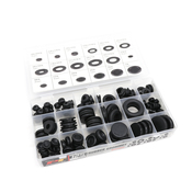 125-Piece Rubber Grommet Assortment - Performance Tool W5214