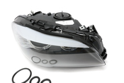 BMW Headlight Assembly - Hella 63117271904