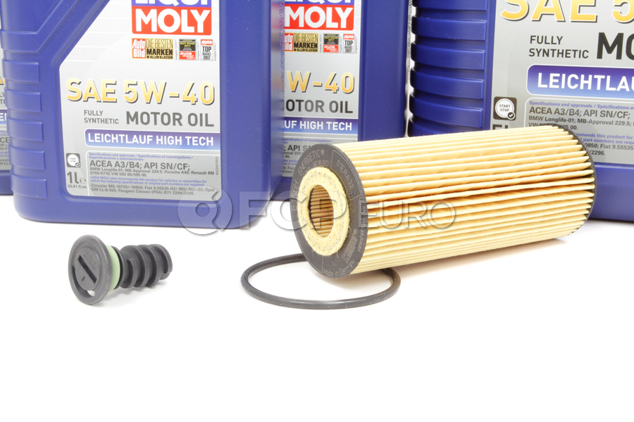 Mercedes Oil Change Kit 5W-40 - Liqui Moly M178AMGGT | FCP Euro