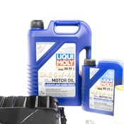 VW Engine Oil Pan Kit - Genuine VW KIT-06J103600AMKT2