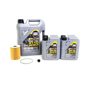Porsche Engine Oil Change Kit (5W-40) - Liqui Moly/Mahle 992OILKT
