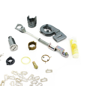 BMW Repair Kit Lock Cylinder Left (Code* 10001) - Genuine BMW 51219061349