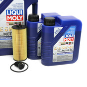 Mercedes Oil Change Kit 5W-40 - Liqui Moly 2781800009.9L.Dual