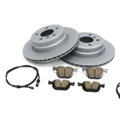 BMW Brake Kit - Zimmermann/Akebono 34116793245KTFR1