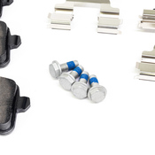 Audi Disc Brake Pad Set - Textar 4H0698451M