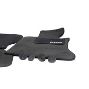 BMW Carpeted Floor Mats Set of 4 Anthracite - Genuine BMW 82110302986