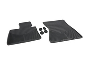BMW All Weather Rubber Floormats Front-Blk (E70 X5) - Genuine BMW 82112318671