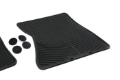 BMW All Weather Rubber Floormats Front-Blk (E70 X5) - Genuine BMW 82112318671
