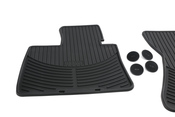 BMW All Weather Rubber Floormats Front-Blk (E70 X5) - Genuine BMW 82112318671