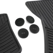 BMW All Weather Rubber Floormats Front-Blk (E70 X5) - Genuine BMW 82112318671