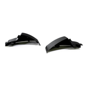 BMW Set Of Covers Mirror Baseplate (Black) - Genuine BMW 51169177204