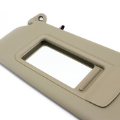 BMW Sun Visor With Mirror Left (Creambeige) - Genuine BMW 51167252085