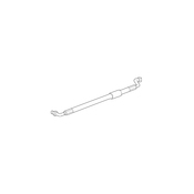 Mercedes Power Steering Pressure Hose - Genuine Mercedes 1704660781
