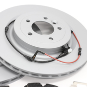 Land Rover Brake Kit - Akebono LR033303KT2