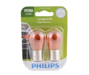Turn Signal Light Bulb (Amber) - Philips 1157NALLB2